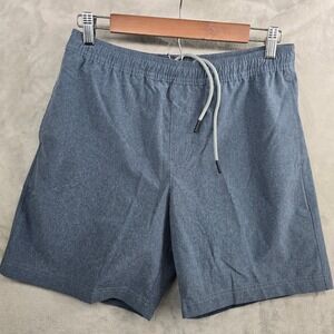 Chubbies Size‎ Medium Blue Heathered Swim Trunks Shorts Elastic Waist